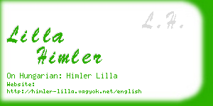 lilla himler business card